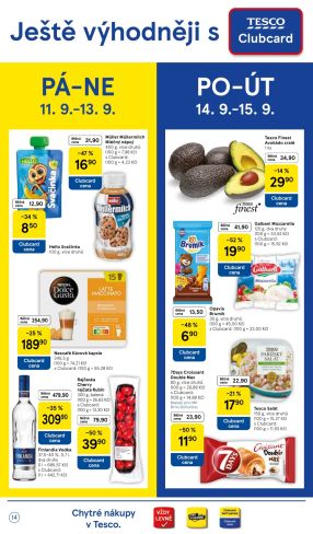 aktuální leták Tesco 9.9.2026-15.9.2026
