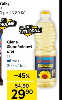 Giana Slunečnicový olej