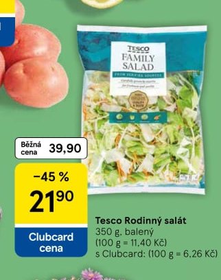 Tesco Rodinný salát