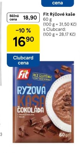 Fit Rýžové kaše
