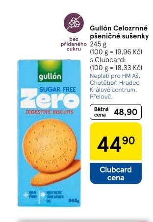 Gullón Celozrnné pšeničné sušenky