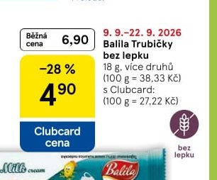 Balila Trubičky bez lepku