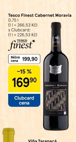 Tesco Finest Cabernet Moravia
