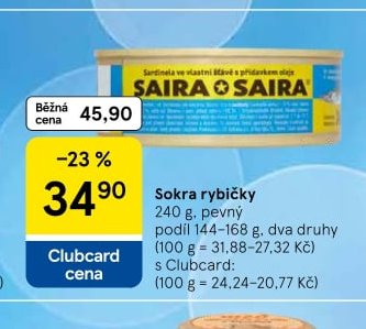 Sokra rybičky 240 g
