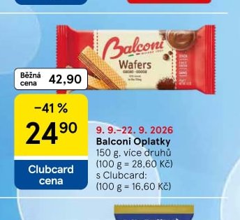 Balconi oplatky