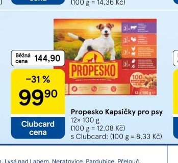 Propesko kapsičky pro psy