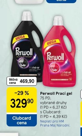 Perwoll prací gel