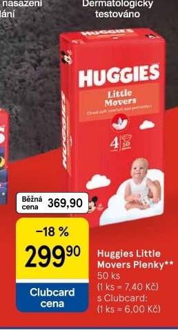 Huggies Little Movers Plenky 50 ks