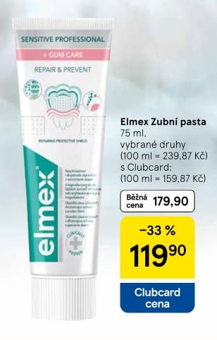 Elmex Zubní pasta