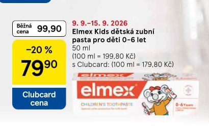 Elmex Kids dětská zubní pasta