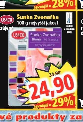 Šunka Zvonařka 100 g