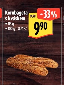 Kornbageta s kváskem