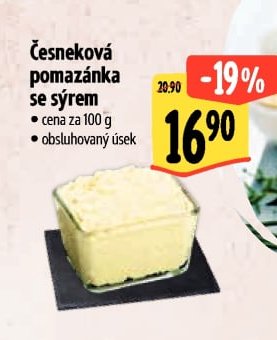 Česneková pomazánka se sýrem