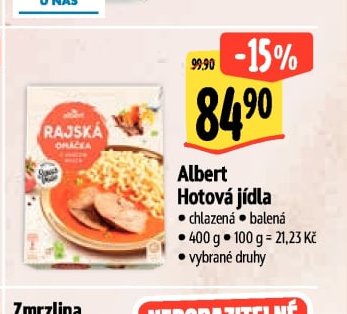 Albert Hotová jídla