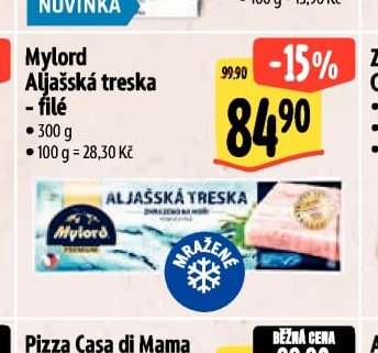 Mylord Aljašská treska - filé