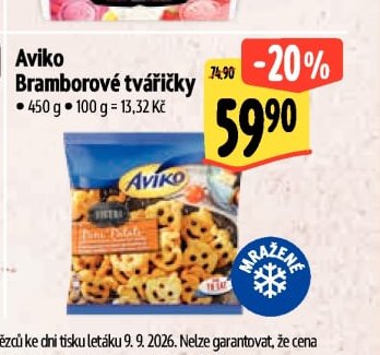 Aviko Bramborové tvářičky