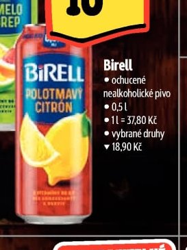 Birell Polotmavý Citrón