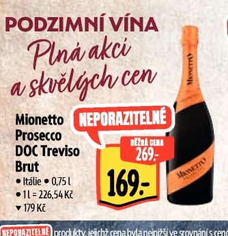Mionetto Prosecco DOC Treviso Brut