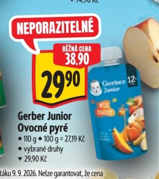 Gerber Junior Ovocné pyré