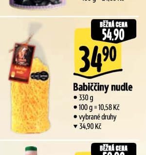 Babiččiny nudle