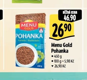 Menu Gold Pohanka