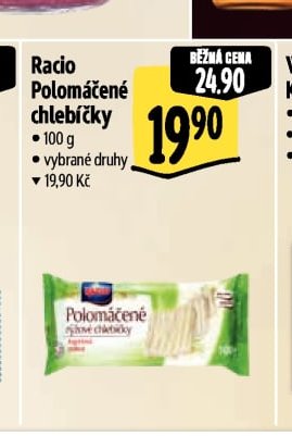 Racio Polomáčené chlebíčky