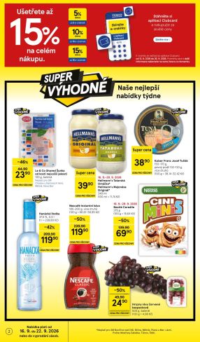 aktuální leták Tesco 16.9.2026-22.9.2026