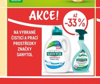Čistící a prací prostředky Sanytol