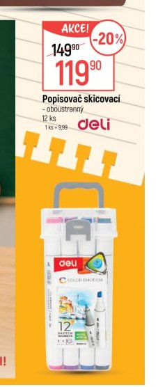 Popisovač skicovací Deli