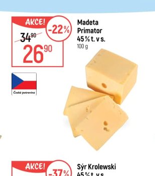 Madeta Primator 45% t. v s.