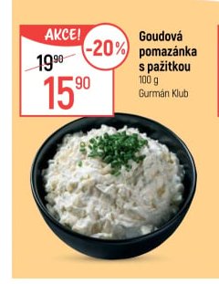 Goudová pomazánka s pažitkou