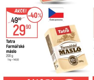 Tatra Farmářské máslo