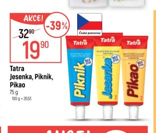 Tatra Jesenka, Piknik, Pikao