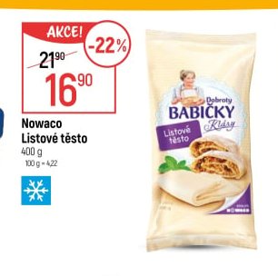 Nowaco Listové těsto