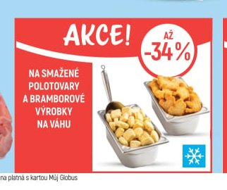 Na smažené polotovary a bramborové výrobky