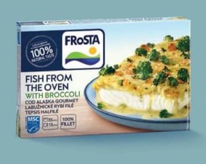 Frosta Fish from the Oven with Broccoli