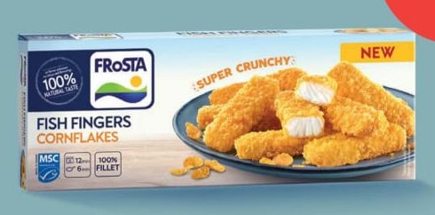 Frosta Fish Fingers Cornflakes