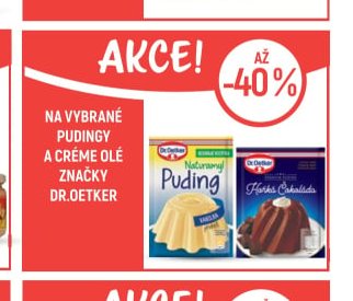 Pudingy a créme olé značky Dr. Oetker