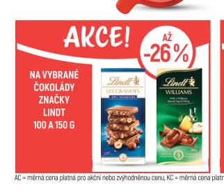 Čokolády Lindt