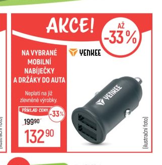 Mobilní nabíječky a držáky do auta Yenkee