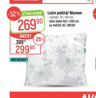 Ložní polštář Blumen