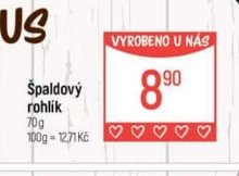 Špaldový rohlík 70g