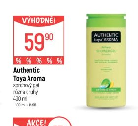 Authentic Toya Aroma sprchový gel