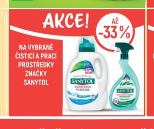 Čisticí a prací prostředky Sanytol