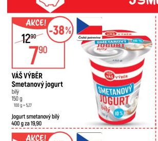 Váš Výběr Smetanový jogurt