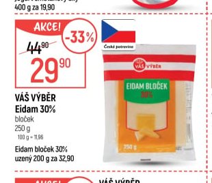 Váš Výběr Eidam 30%