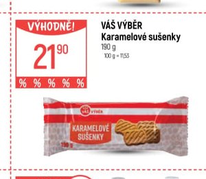 Váš výběr Karamelové sušenky