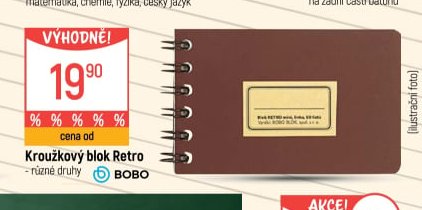 Kroužkový blok Retro