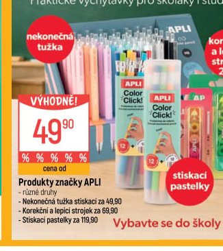 Produkty značky APLI