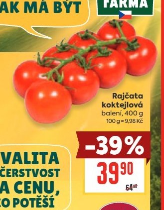 Rajčata koktejlová